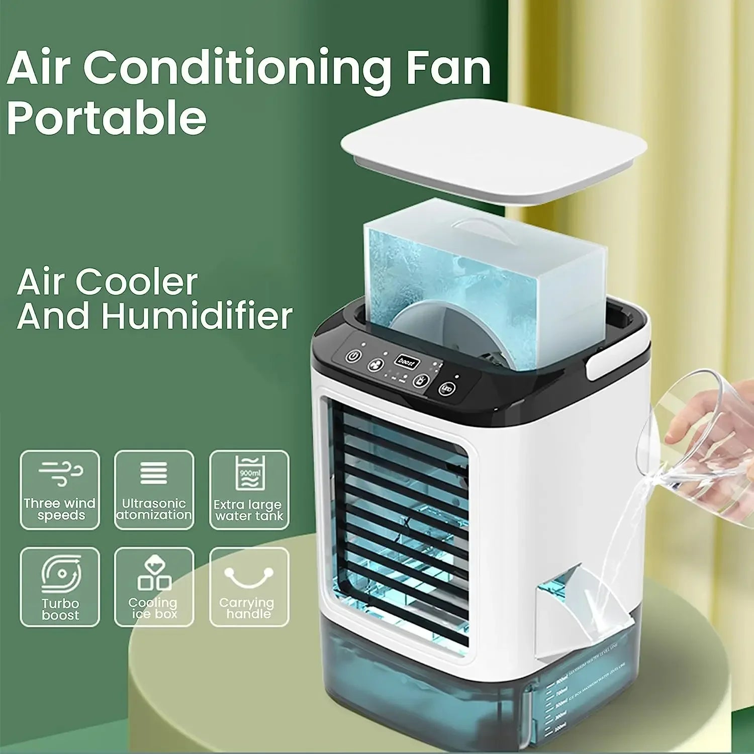 Portable Air Conditioner - Cooling Fan Transportal AC-mercfair