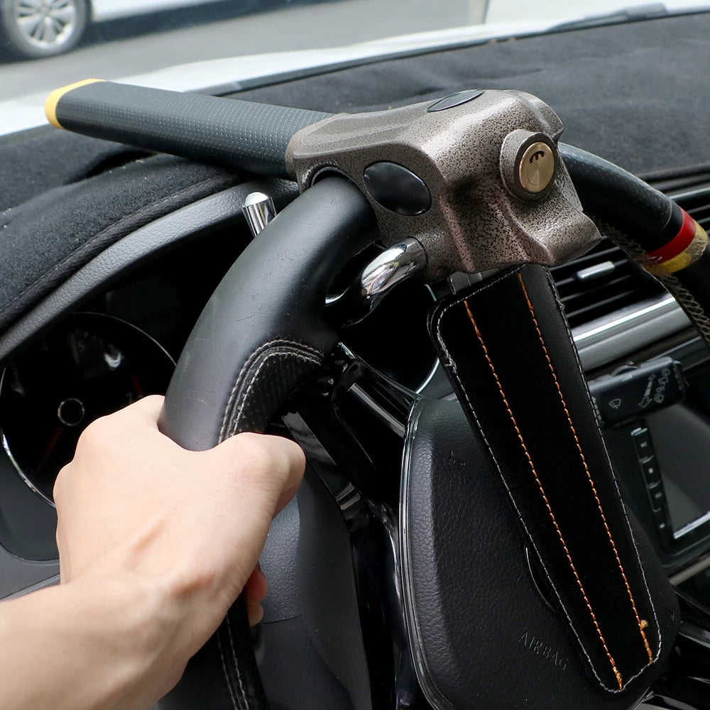 Steering Wheel Lock Car Anti Theft Bar-mercfair