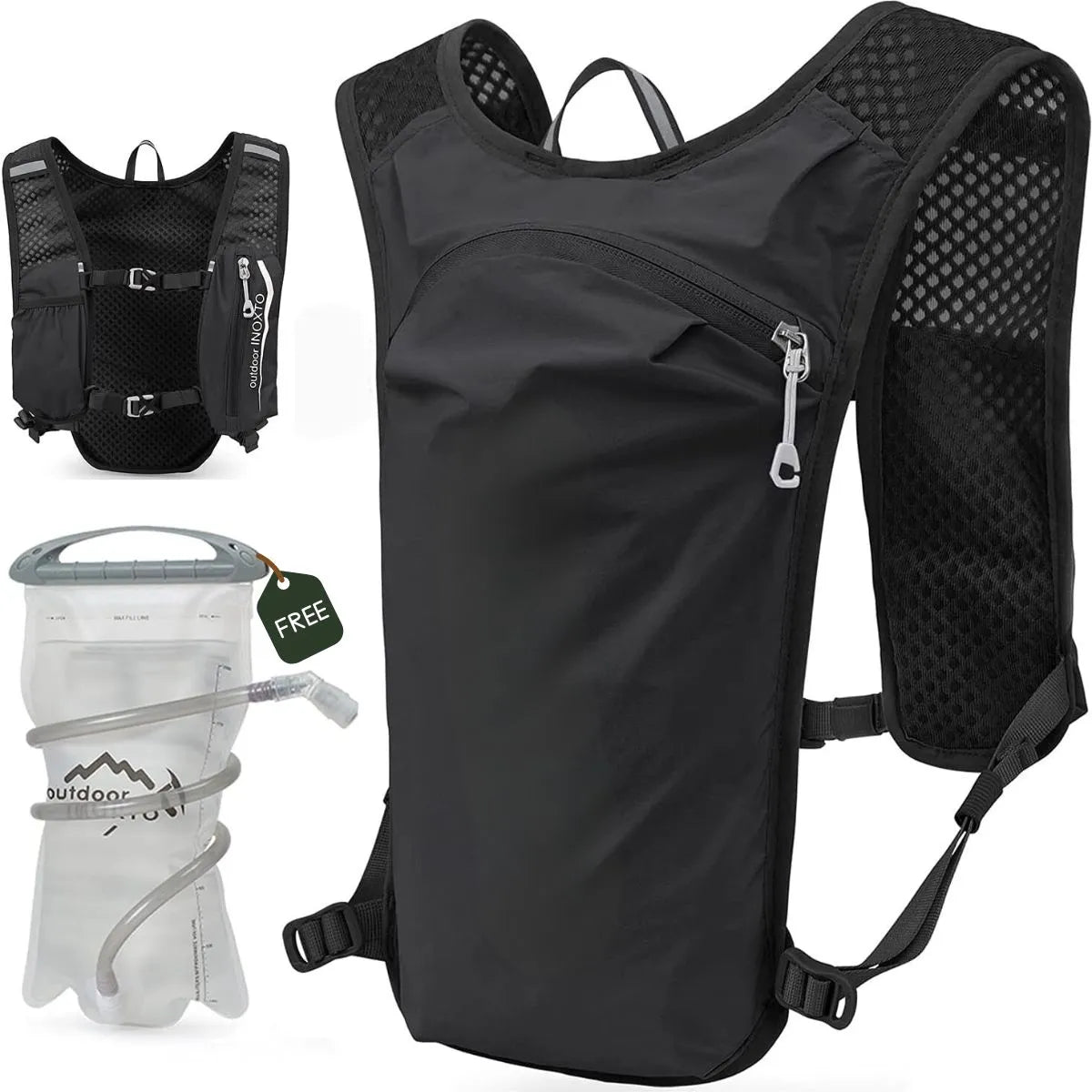 Running Vest women & men with Hydration bottle for Cycling Climbing Hiking-mercfair