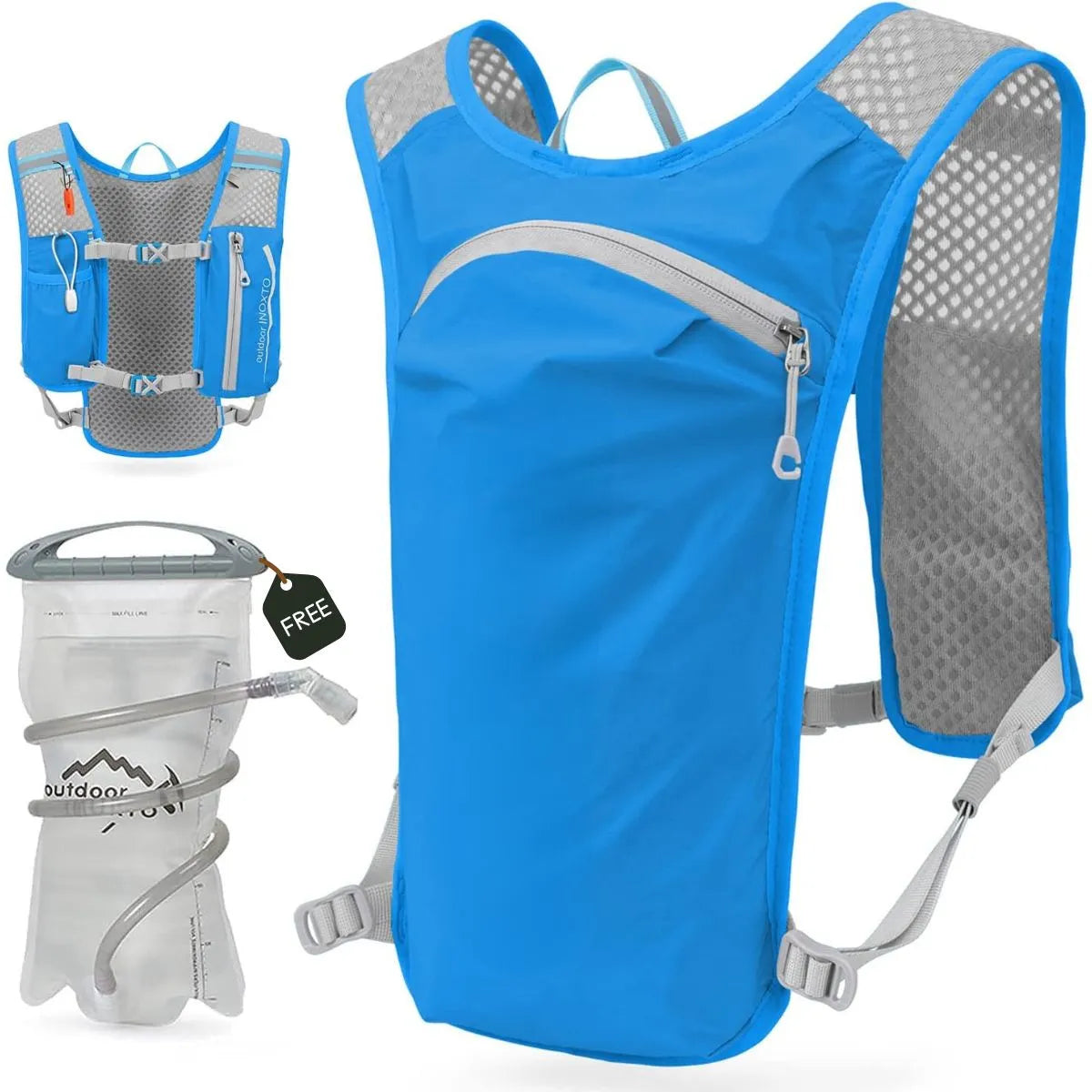 Running Vest women & men with Hydration bottle for Cycling Climbing Hiking-mercfair