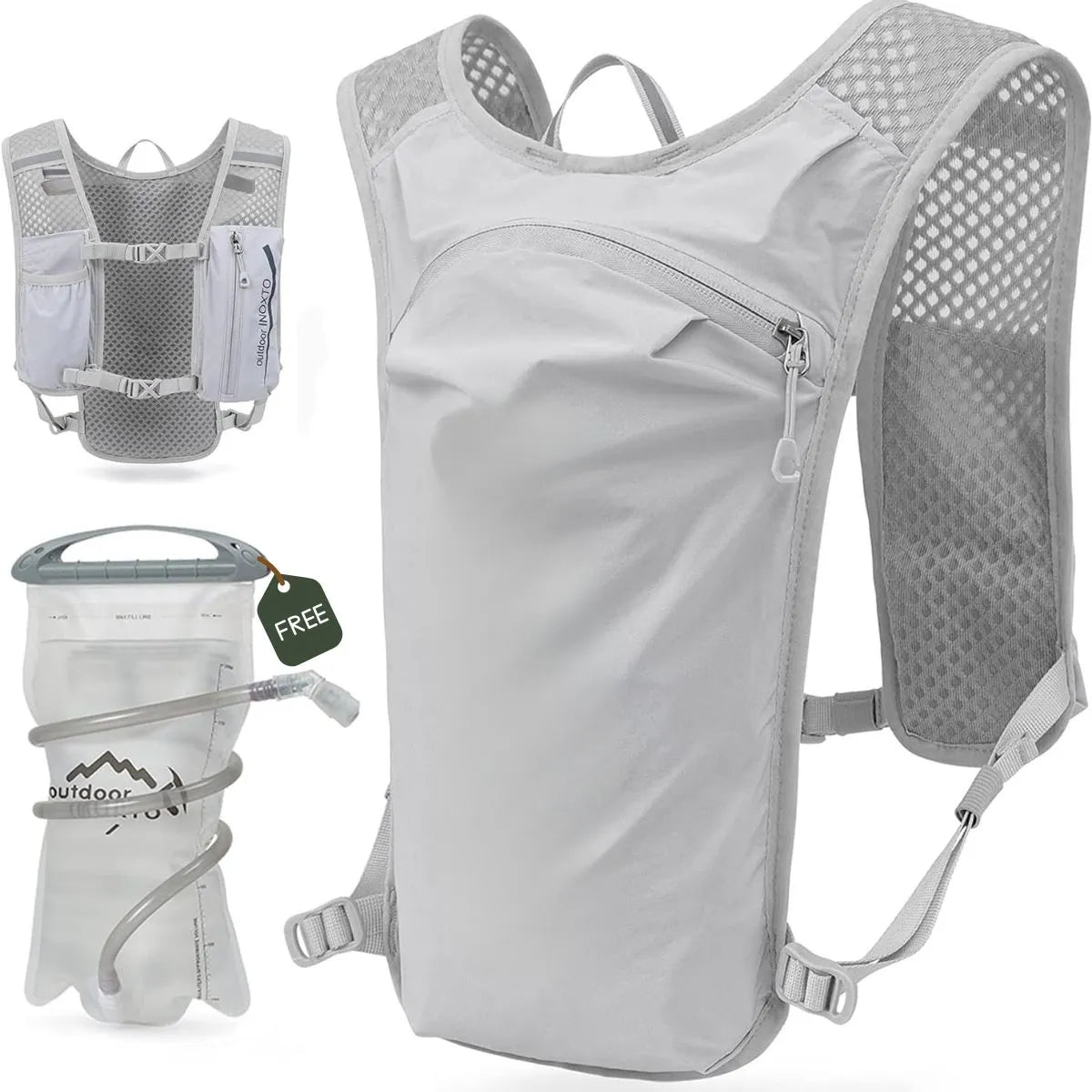 Running Vest women & men with Hydration bottle for Cycling Climbing Hiking-mercfair